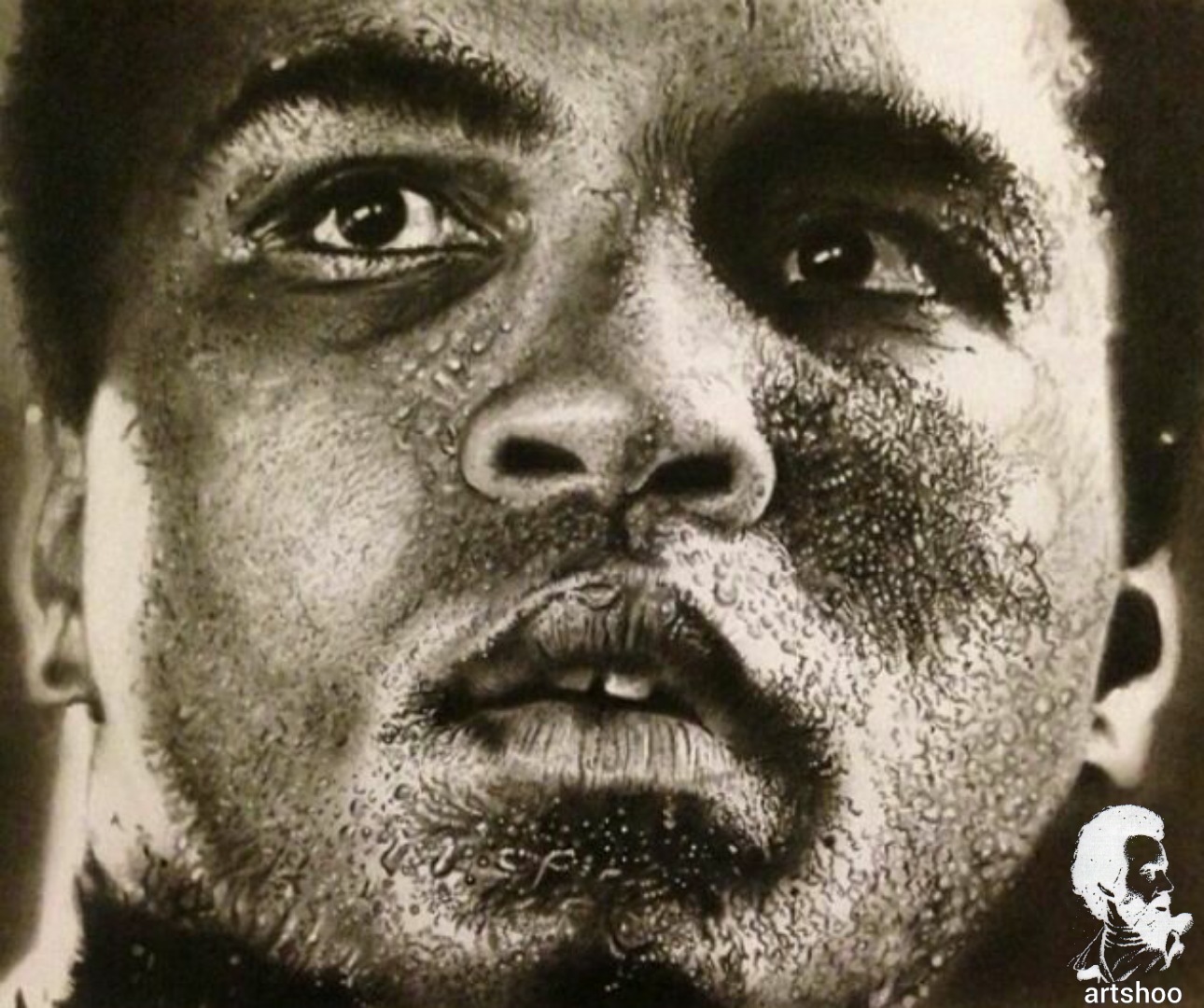 مدل پرتره سیاه قلم